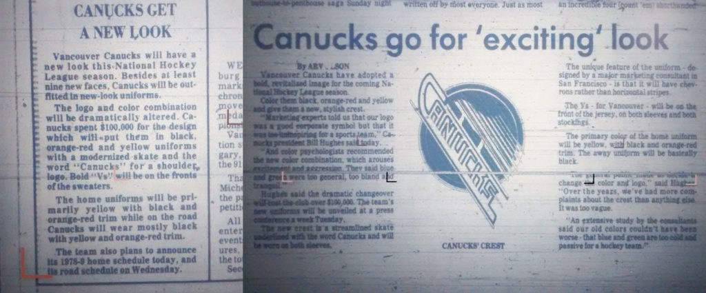 Speed Skate: The story behind the Vancouver Canucks' 'flying skate' logo –  Brad McLeod